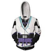 Halloweez Valorant Sage Cosplay Hooded Sweatshirt - 3D Printed Design for Men & Women - Halloweez